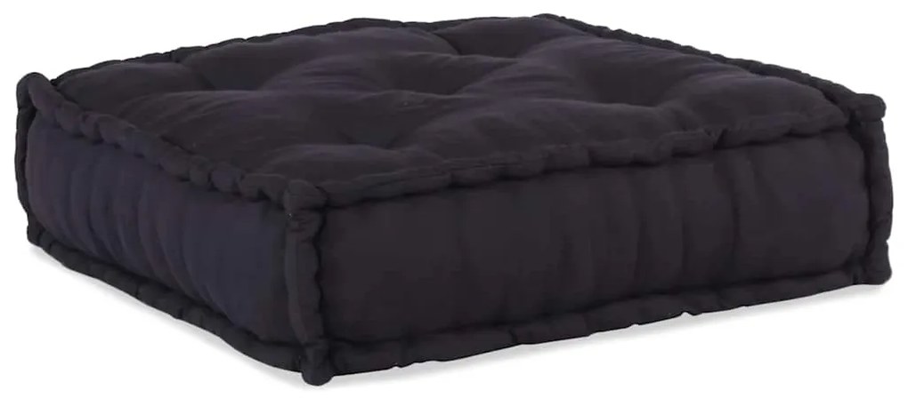 Modular Pouffe Anthracite 70x70x36 ύφασμα - Ανθρακί