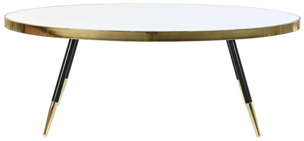 Τραπεζάκι Καφέ DKD Home Decor Καθρέφτης Χάλυβας (110 x 50 x 41,5 cm)
