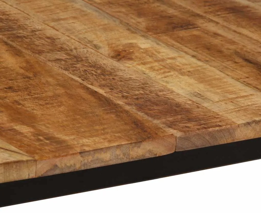 vidaXL Τραπεζαρία 160 x 80 x 75 εκ. από Μασίφ Ακατέργαστο Ξύλο Μάνγκο