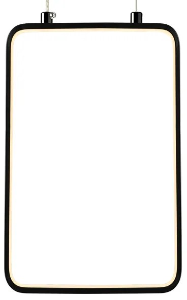Φωτιστικό Οροφής Μονόφωτο LED Aca Symetria V30LEDP18BK Black