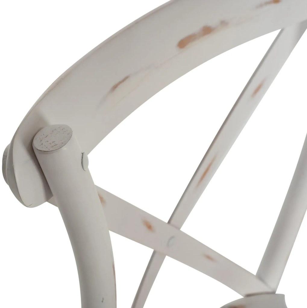 Καρέκλα OWEN Στοιβαζόμενη Ξύλινη Οξιά χρώμα White wash 45x55,5x90εκ. 45x55.5x90 εκ.