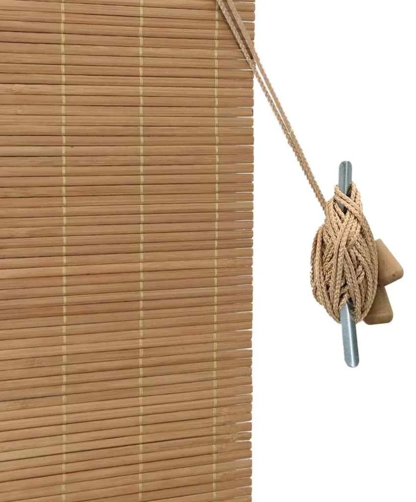 vidaXL Ρολά και Σκίες Παραθύρων Ανοιχτό καφέ 60 x 160 εκ. Μπαμπού