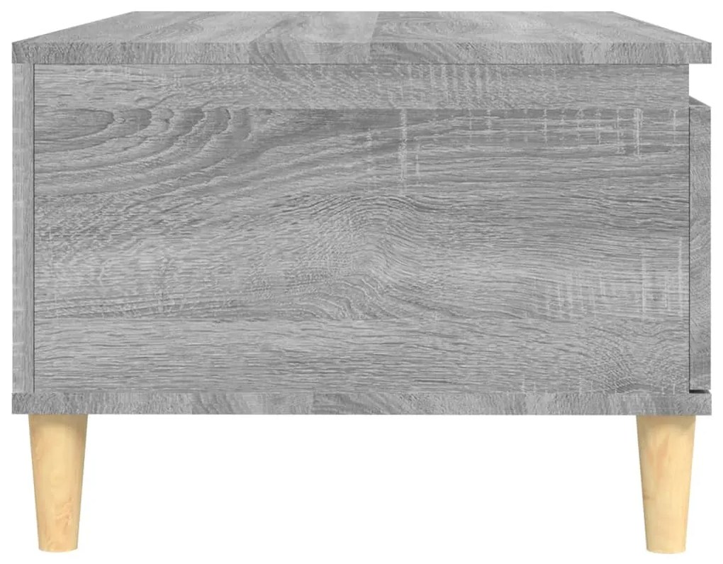 vidaXL Τραπεζάκι Σαλονιού Γκρι Sonoma 90x50x36,5εκ. Επεξεργασμένο Ξύλο