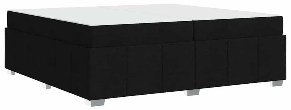 vidaXL Σκελετός Κρεβατιού Μαύρο 200 x 200 cm ύφασμα