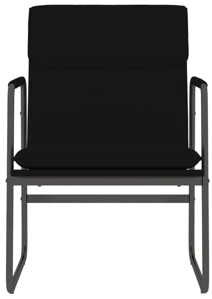 vidaXL Πολυθρόνα Μαύρη 55 x 64 x 80 εκ. από Συνθετικό Δέρμα