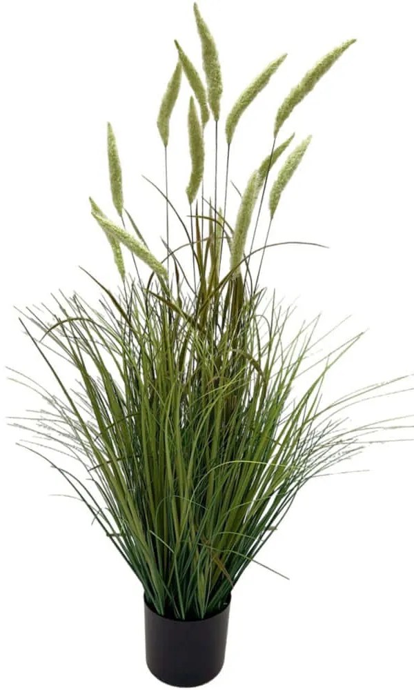 Τεχνητό Φυτό Χορτάρι Βούρλο 1121-6 100cm Green Supergreens PVC