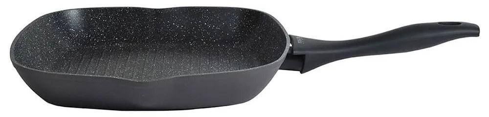 Τηγάνι Γκριλιέρα Magma 01-6082 Φ28cm Black Estia 28cm Aluminium