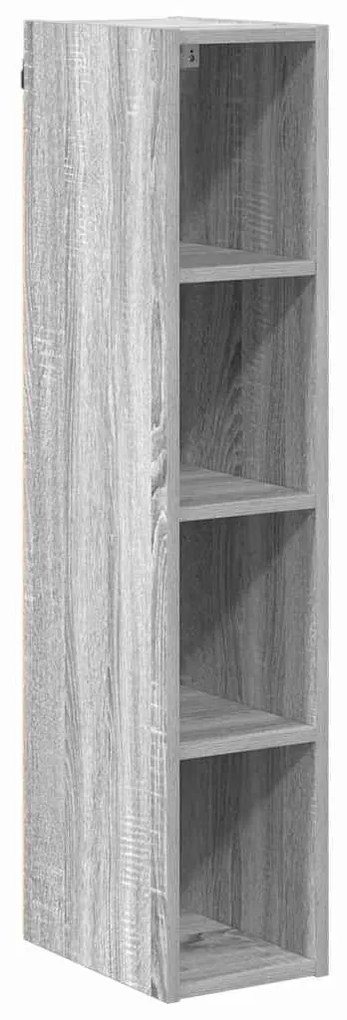 vidaXL Κρεμαστό ντουλάπι Γκρίζο Σονομα 20 x 29,5 x 100 εκ.