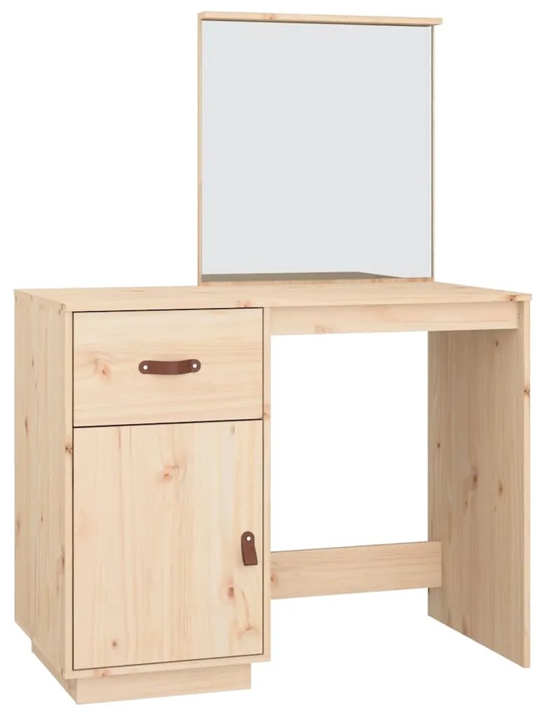 vidaXL Μπουντουάρ 95x50x134 εκ. Μασίφ Ξύλο Πεύκου