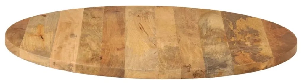 vidaXL Επιφάνεια Τραπεζιού Στρογγυλή Ø80x3,8 εκ. Μασίφ Ξύλο Μάνγκο