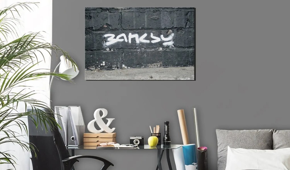 Πίνακας - Banksy Signature  120x80