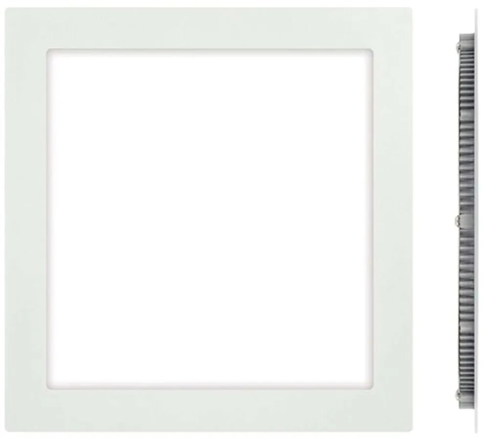 Panel Led Χωνευτό VK/04018/W/W 24x24x1,5cm Led 1920Lm 24w 3000K White VKLed Square