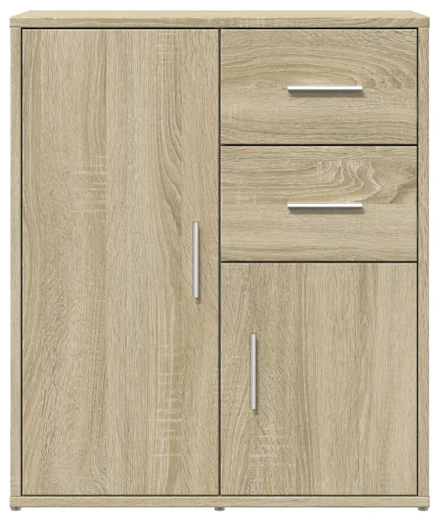 vidaXL Βοηθητικά Ντουλάπια 2 τεμ. Sonoma Δρυς 60x31x70 εκ. Επεξ. Ξύλο