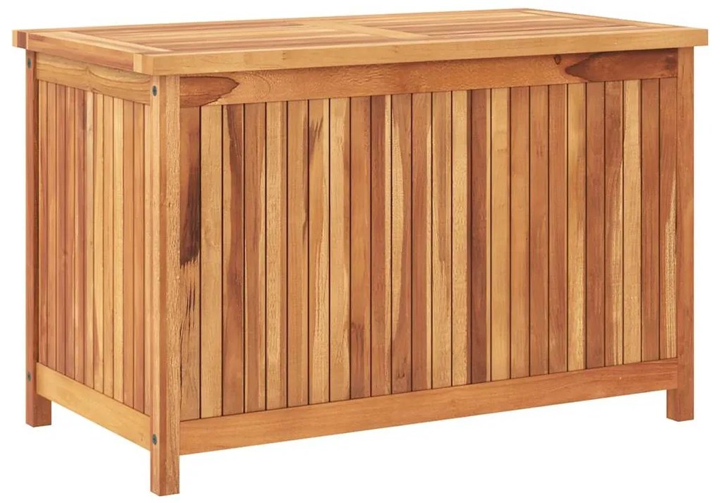 vidaXL Μπαούλο Αποθήκευσης Κήπου 90 x 50 x 58 εκ. από Μασίφ Ξύλο Teak