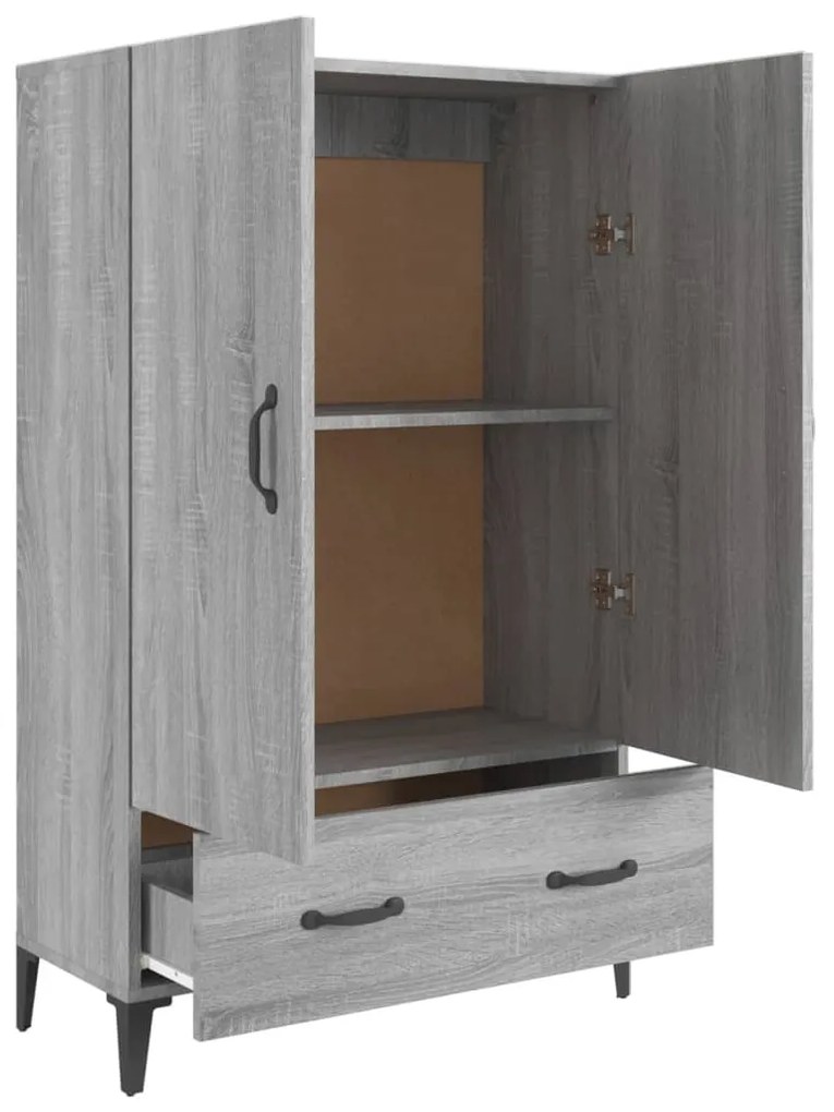 vidaXL Ντουλάπα Γκρι Sonoma 70 x 31 x 115 εκ. από Επεξεργασμένο Ξύλο