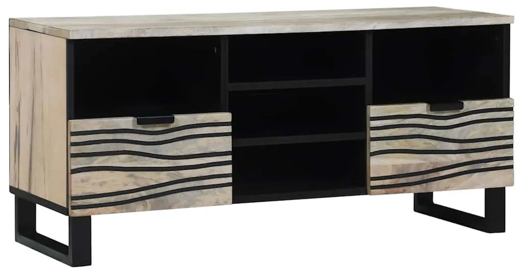 vidaXL Ντουλάπες & ράφια αποθήκευσης μέσων με συρτάρι Λευκό και Μαύρο