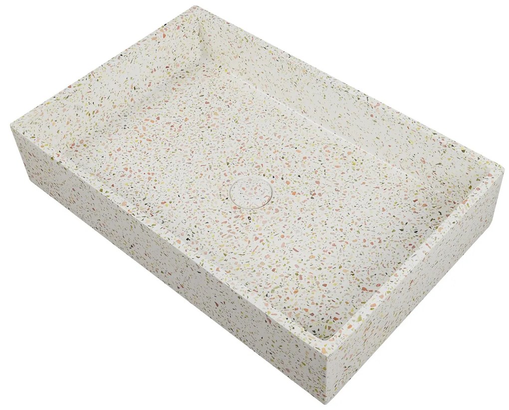 KARAG  DION Νιπτήρας επικαθήμενος με βαλβίδα DION Fruitcake CS-0069 KARAG 60x39x12cm KARAG-5206836668567