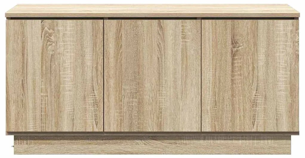 vidaXL Ντουλάπα Τηλεόρασης με LED Sonoma Δρυς 100 x 38 x 49 εκ.