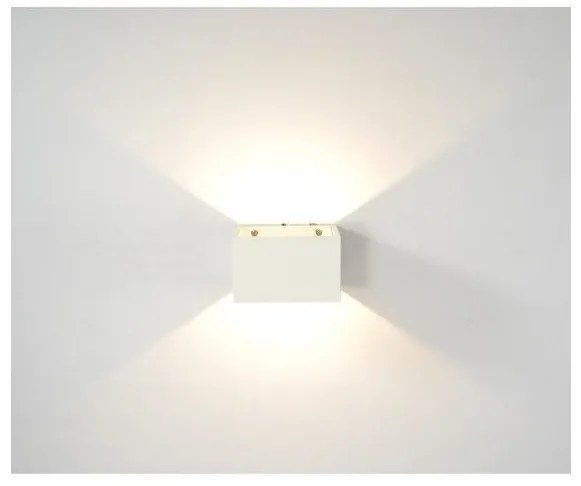 Απλίκα Φωτιστικό Τοίχου LED 9W W13CM Αλουμίνιο Luma Lighting 123-01454-17-white Λευκό