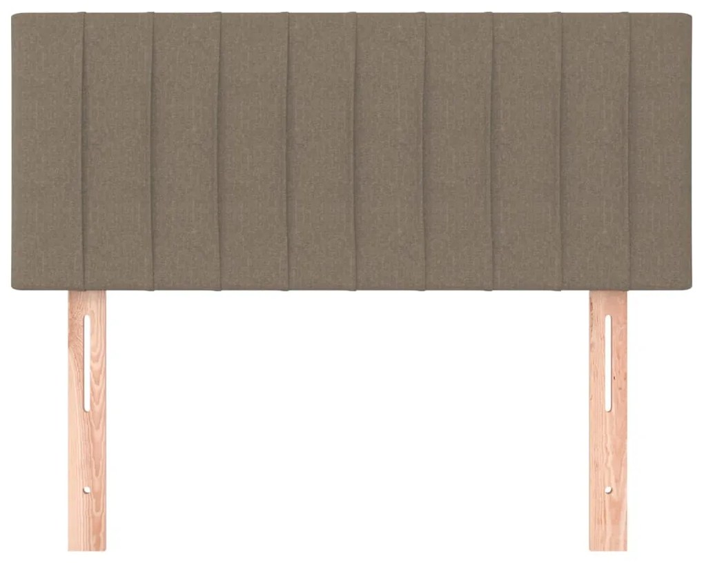 vidaXL Κεφαλάρι Κρεβατιού Taupe 80 x 5 x 78/88 εκ. Υφασμάτινο