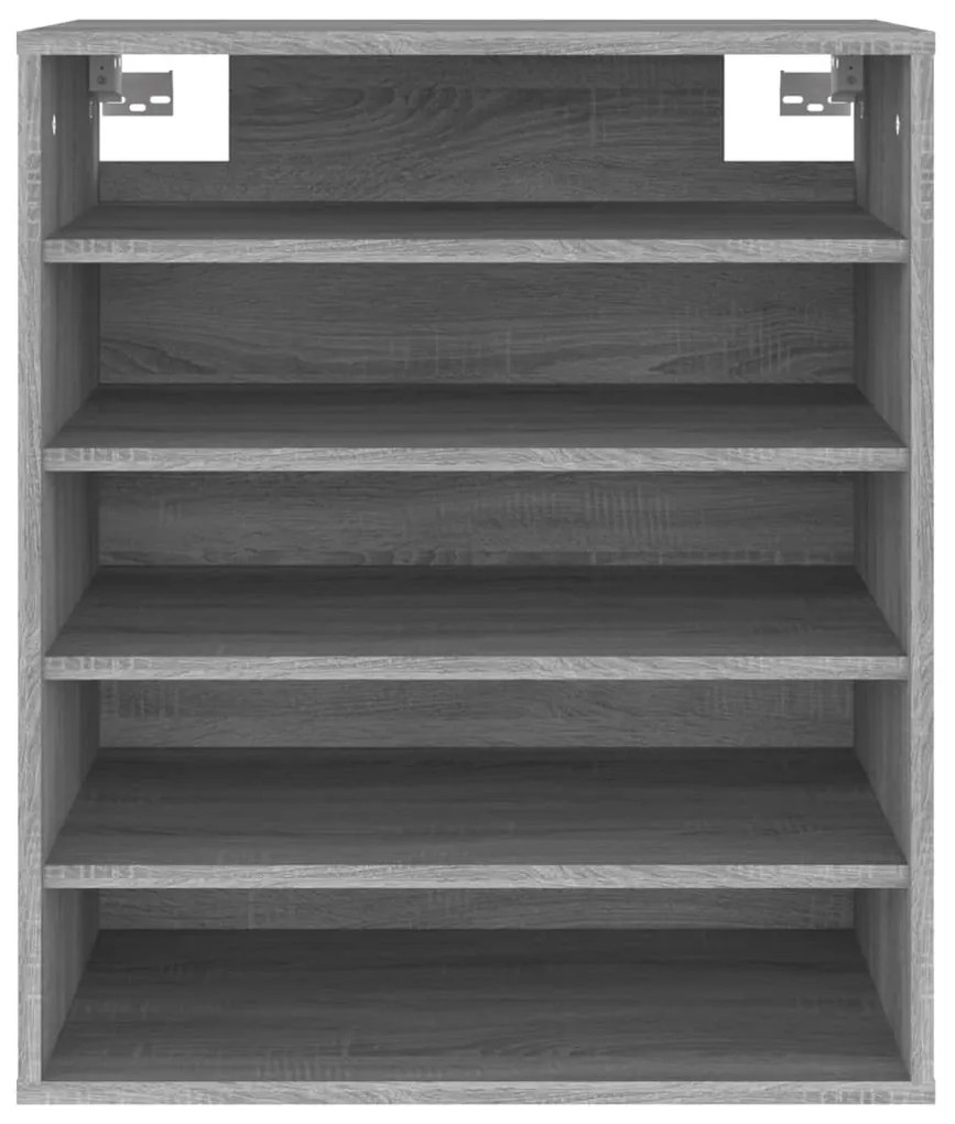 vidaXL Παπουτσοθήκη Γκρι Sonoma 60x35x70 εκ. από Επεξεργασμένο Ξύλο