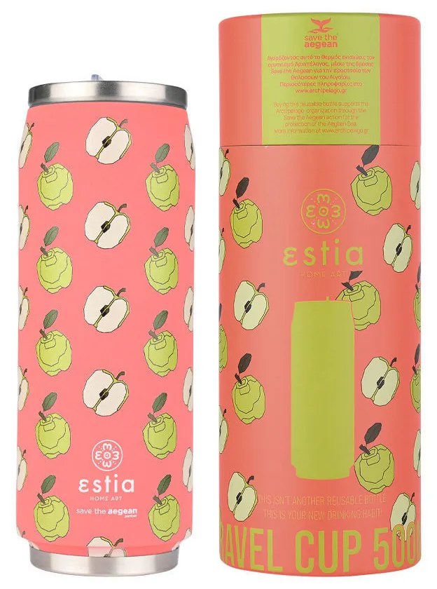 ESTIA ΘΕΡΜΟΣ TRAVEL CUP SAVE THE AEGEAN 500ml APPLE ODYSSEY