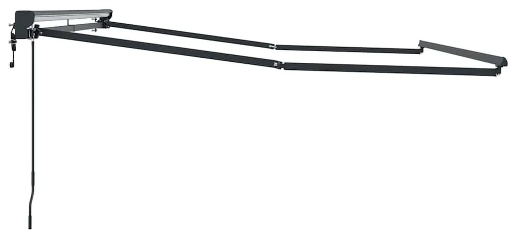 vidaXL Σκελετός Τέντας Ανθρακί 3,5 x 2,5 μ
