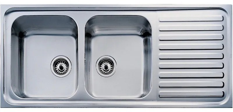 Teka Classic 2C 1E Ένθετος Λείος Νεροχύτης