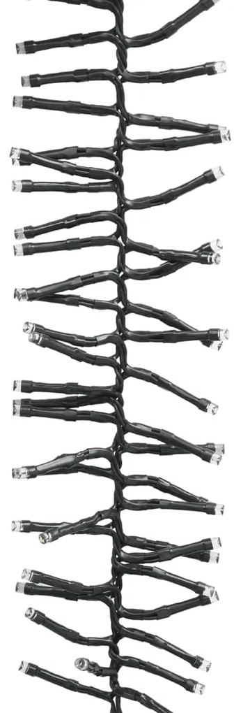 vidaXL Φωτάκια Cluster με 1000 LED Θερμό Λευκό 11 μ. από PVC