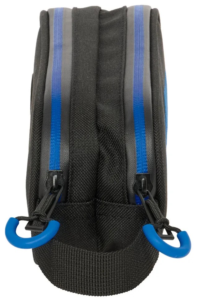 Διπλή Κασετίνα Kelme Jet black Μαύρο 21 x 8 x 6 cm