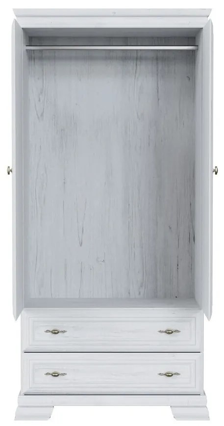 Ντουλάπα Parma B104, Anderson πεύκο, 193x88x49cm, 59 kg, Πόρτες ντουλάπας: Με μεντεσέδες | Epipla1.gr