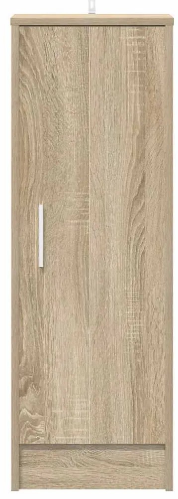 vidaXL Παπουτσοθήκη Sonoma Δρυς 32 x 35 x 92 εκ. από Επεξ. Ξύλο
