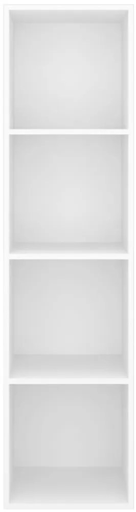 vidaXL Έπιπλο Τηλεόρασης Κρεμαστό Λευκό 37x37x142,5 εκ. από Επεξ. Ξύλο