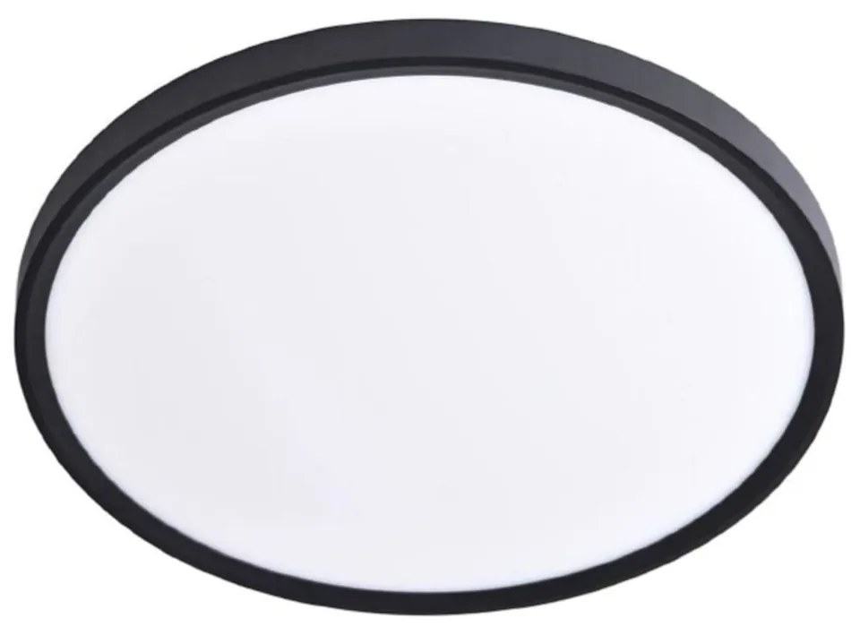 Φωτιστικό Οροφής - Πλαφονιέρα 42036-A Led Φ60x2,5cm 6000Lm 50W 3CCT Black Inlight