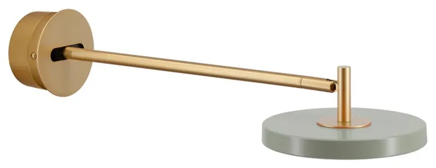 Φωτιστικό Τοίχου Asteria long w.hardwire 2284C4264 Φ15x44.6x9cm Led 500lm 12W 2700K Nuance Olive Umage