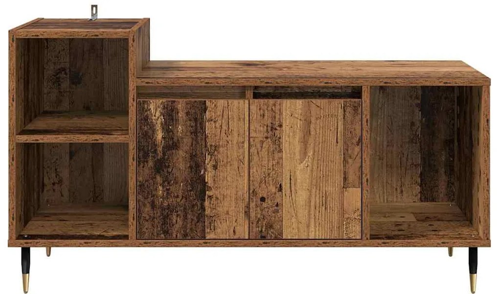 vidaXL Ντουλάπι TV Παλιό Ξύλο 100 x 35 x 55 εκ Επεξεργασμένο ξύλο