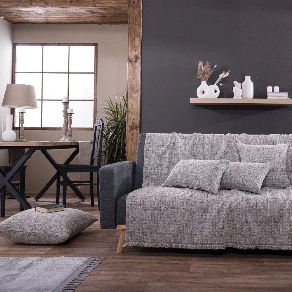 Ριχτάρι Hampton 11 Elephant Teoran Three-Seater 180x300cm Βαμβάκι-Ακρυλικό