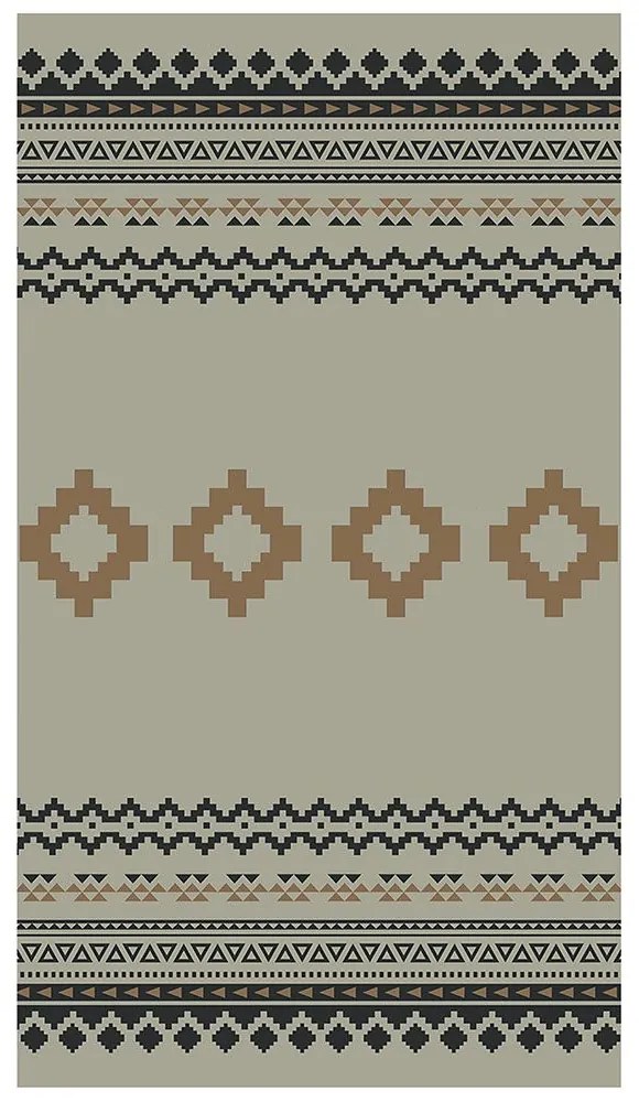 Πετσέτα Θαλάσσης - Παρεό Inca Greige Palamaiki Θαλάσσης 86x160cm 100% Cotton