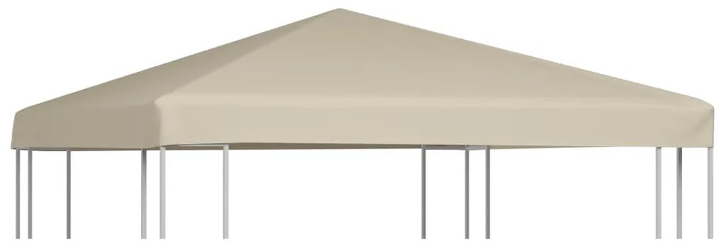 vidaXL Κάλυμμα για Κιόσκι Μπεζ 3 x 3 μ. 310 γρ./μ²