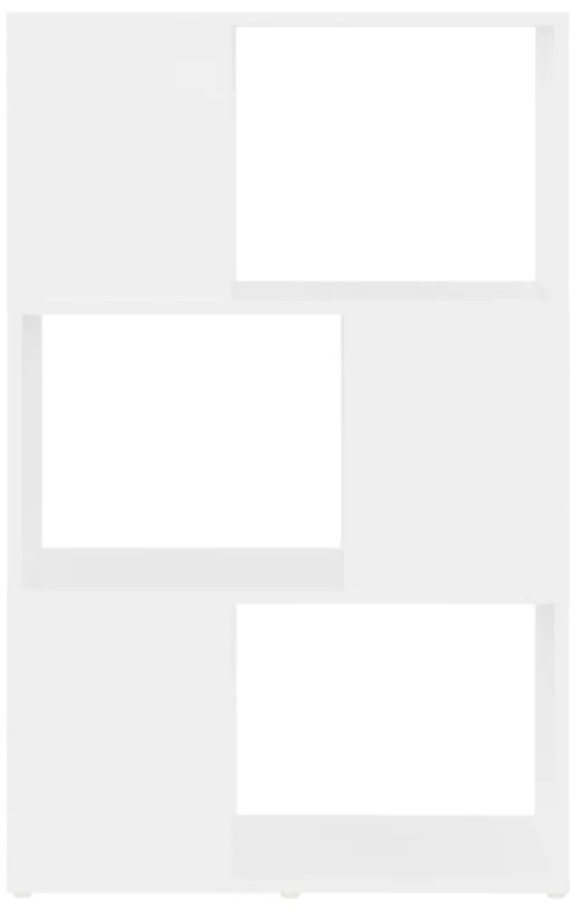 vidaXL Βιβλιοθήκη/Διαχωριστικό Χώρου Λευκό 60x24x94 εκ. Μοριοσανίδα
