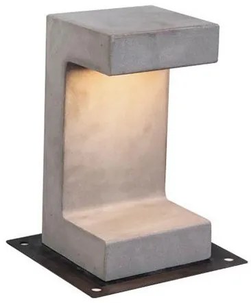 Επιδαπέδιο Φωτιστικό LED 8W IP54 3000K Γκρι E191 Zambelis-E191-Γκρι E191