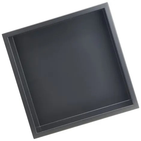 VEVOR Shower Niche 33.0 x 33.0 x 10.2 cm Recessed Wall Shelf Stainless Steel Black