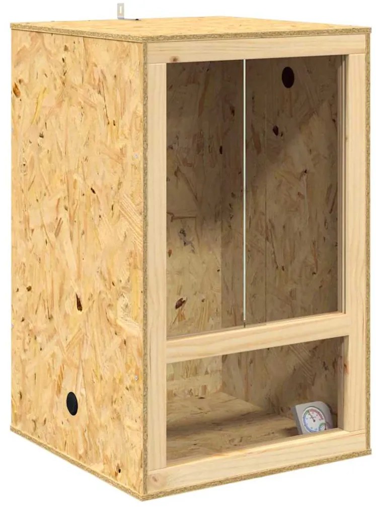 vidaXL Terrarium Καφέ 50 x 50 x 130 εκ OSB