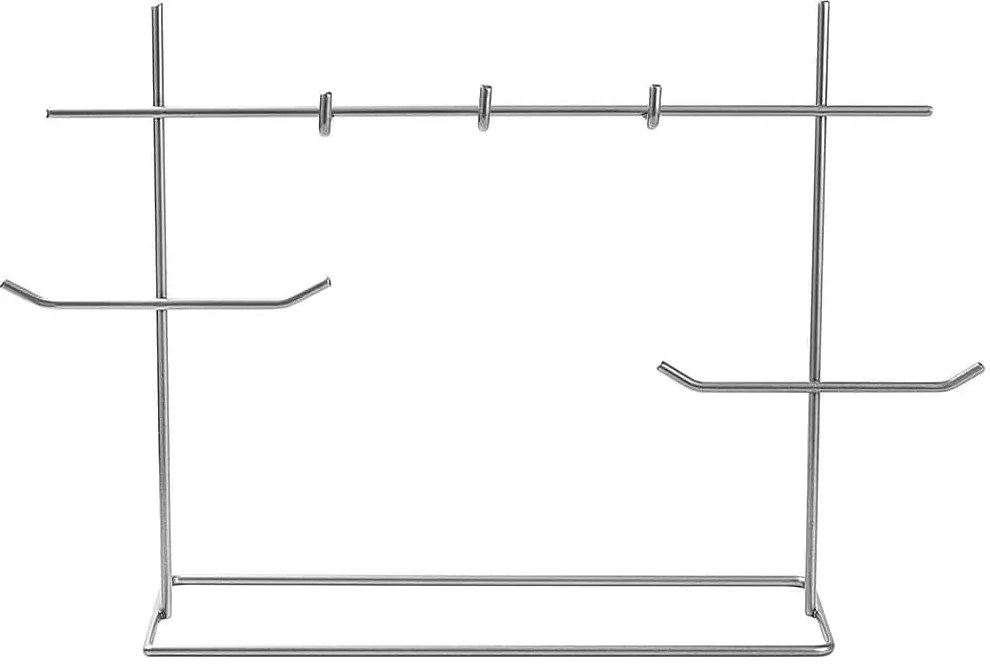 Βάση Κοσμημάτων 498HFT1221 31x13x29cm Silver Aberto Design Metal