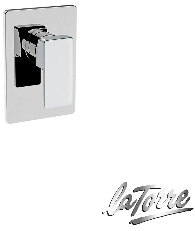 Μίκτης Εντοιχισμού 1 Εξόδου Profili La Torre Chrome 45051-100