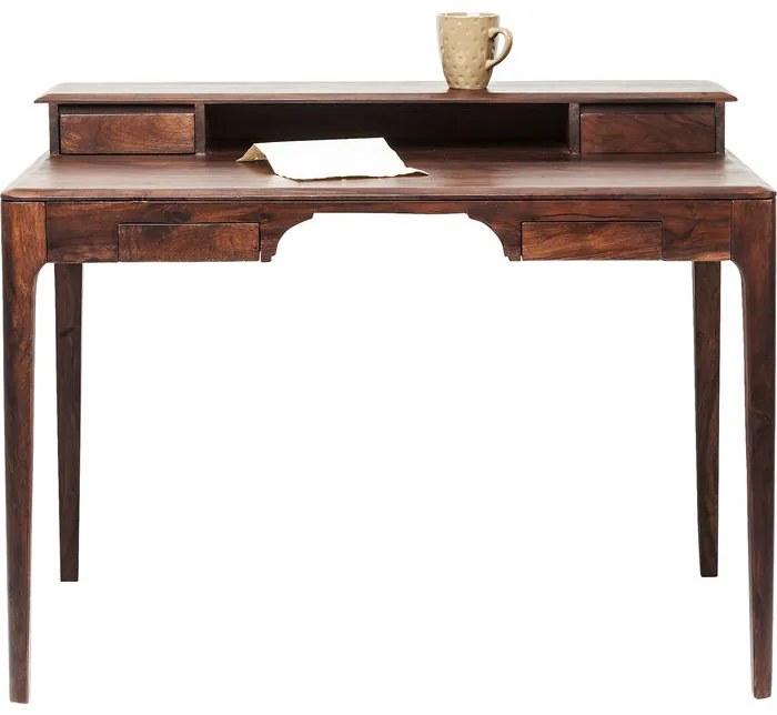 Γραφείο Brooklyn Walnut Desk 110x70cm 110x70x85εκ - Καφέ