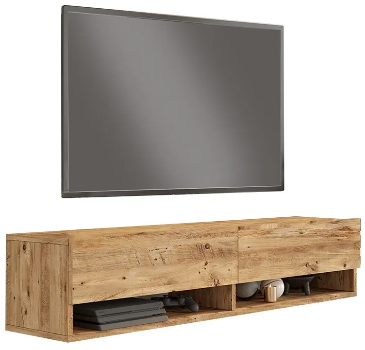 Intrahome Έπιπλο τηλεόρασης επιτοίχιο Roscoe Intrahome sonoma 140x31.6x29.6εκ | SKU: INTRAPA-287111174