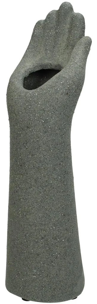 Βάζο ArteLibre Χειροποίητο Γκρι Κεραμικό 7x8x25cm