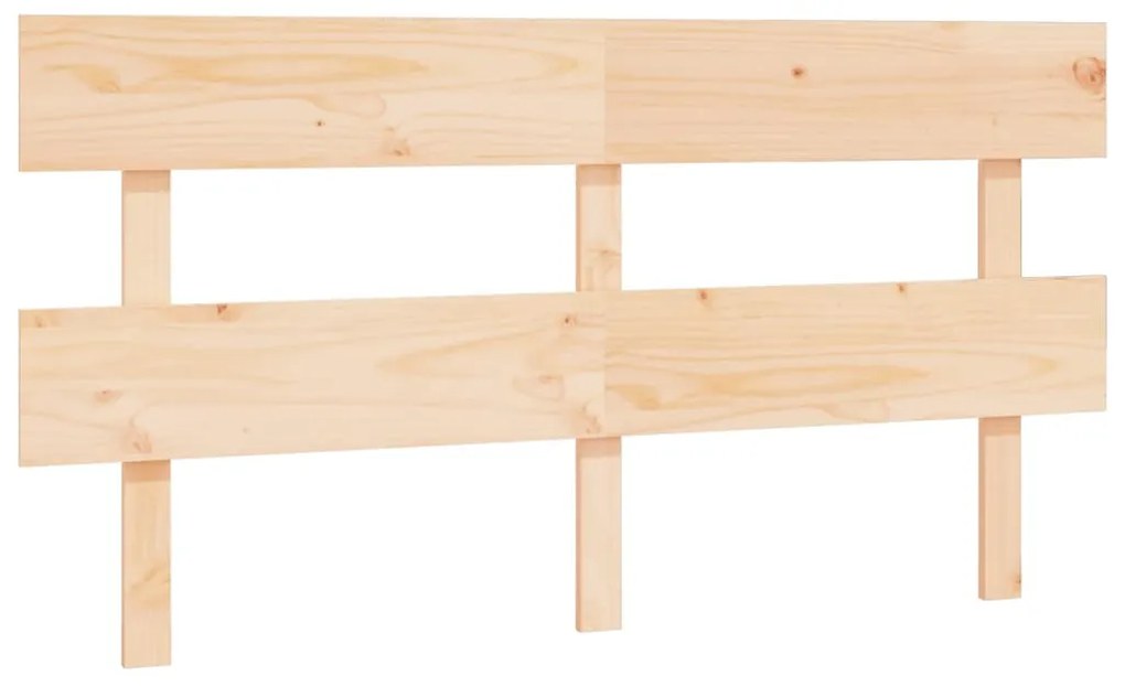 vidaXL Κεφαλάρι Κρεβατιού 154 x 3 x 81 εκ. από Μασίφ Ξύλο Πεύκου