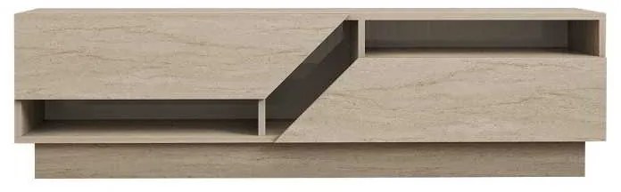 Έπιπλο τηλεόρασης Koza Megapap χρώμα travertine 160x40x45εκ.